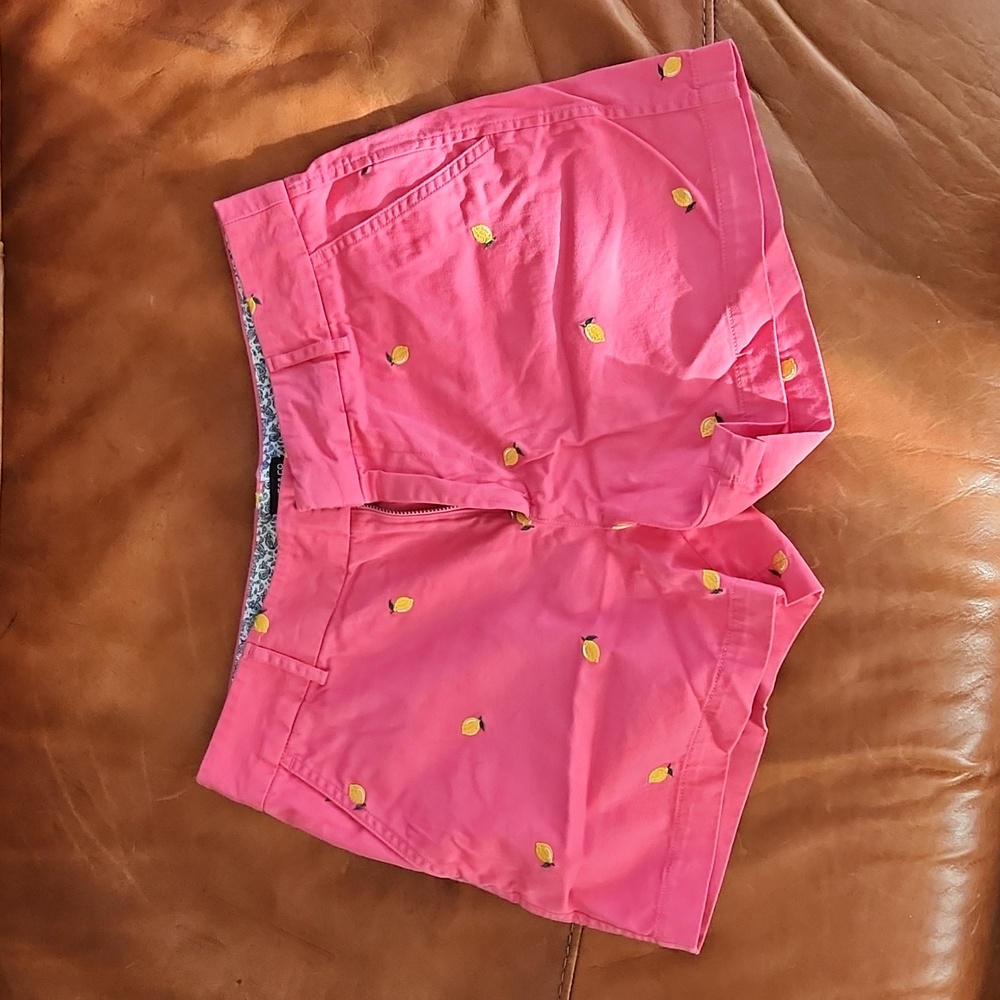 Jones &  Co. Pink lemon shorts, size 6